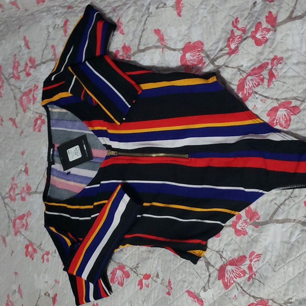 women's multi color bodysuit